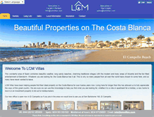 Tablet Screenshot of lcmvillas.com